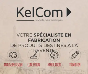 Kelboutique.com(Création & Fabrication de Produits) Screenshot