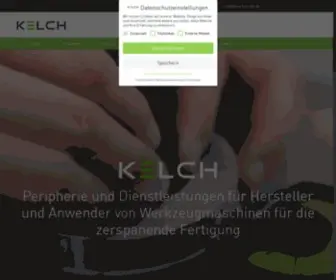 Kelch.de(Jetzt effizienter produzieren mit KELCH) Screenshot