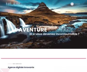 Kelcible.fr(Stratégie Digitale & Création de Sites Web) Screenshot