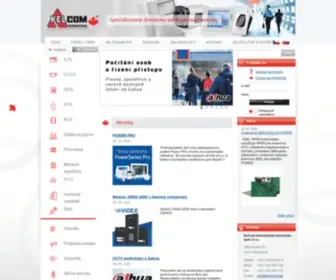 Kelcomint.sk(Kelcom International Slovensko distribúcia integrovaných bezpečnostných systémov) Screenshot