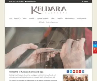 Keldara.com(Keldara Hair Salon & Spa) Screenshot