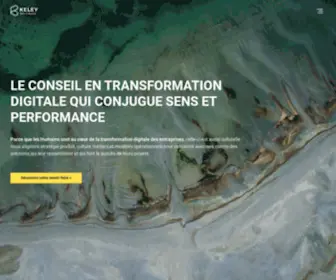 Keley.com(Conseil en transformation digitale) Screenshot