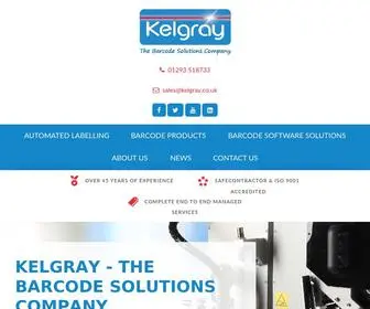 Kelgray.co.uk(Barcode Solutions) Screenshot