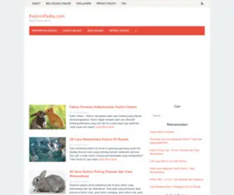 Kelincipedia.com(Blog Pecinta Kelinci) Screenshot