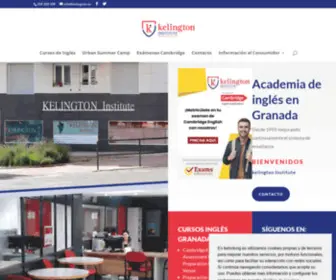 Kelington.es(Academia de ingles en Granada con Kelington Institute) Screenshot