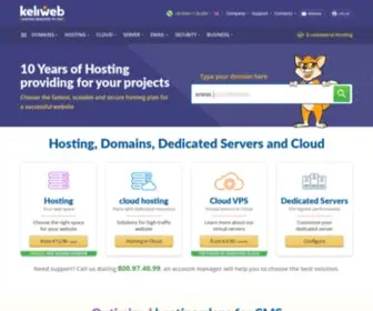 Keliweb.com(Keliweb is the Italian provider) Screenshot