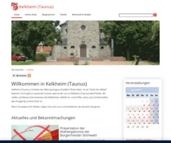 Kelkheim.de(Willkommen in Kelkheim (Taunus)) Screenshot