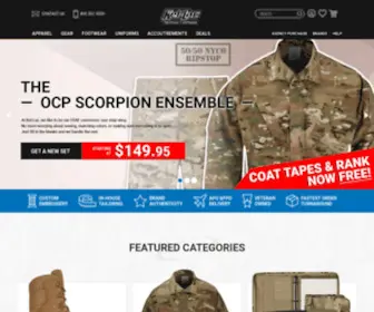 Kellac.com(Military Clothing) Screenshot