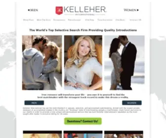 Kelleher-International.com(Professional Matchmaking Services ) Screenshot