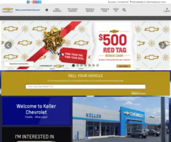 Kellerchevrolet.com(Keller Chevrolet in Cheektowaga) Screenshot