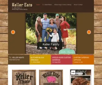 Kellereats.com(Keller Meats) Screenshot