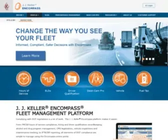 Kellerencompass.com(Encompass Fleet Management Platform) Screenshot