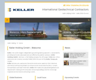 Kellergrundbau.com(Keller Holding GmbH) Screenshot