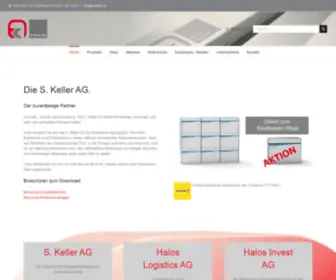 Kellergruppe.ch(Keller AG) Screenshot