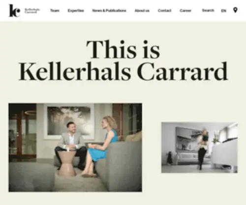 Kellerhals-Carrard.ch(Kellerhals Carrard) Screenshot