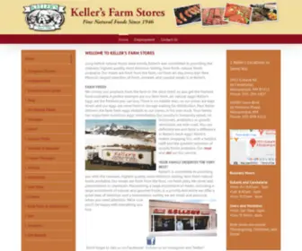 KellersfarmStores.com(Keller's Fine Meats) Screenshot