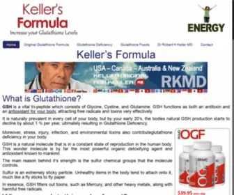 Kellersformula.com(Glutathione) Screenshot