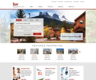 Kellerwilliamsrealty.ca(Keller Williams) Screenshot