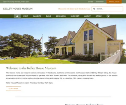 Kelleyhousemuseum.org(The Kelley House Museum This historic home and research center) Screenshot