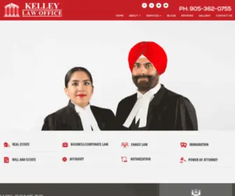 Kelleylawoffice.ca(Kelley Law Office) Screenshot
