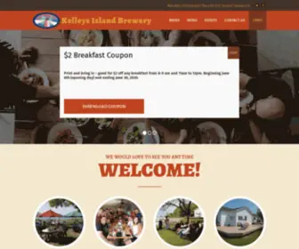 Kelleysislandbrewpub.com(Kelleys Island Brewery) Screenshot