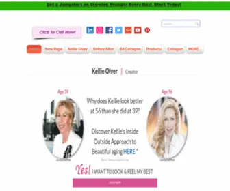 Kellieolver.com(Collagen Supplements and Skin Care) Screenshot