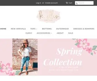 Kellisboutique.com(Ellis Boutique) Screenshot