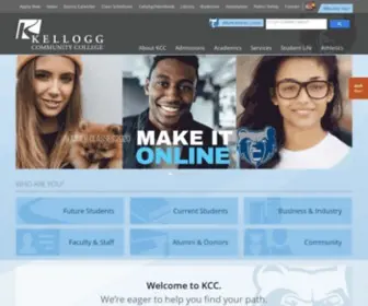 Kellogg.edu(Kellogg Community College) Screenshot