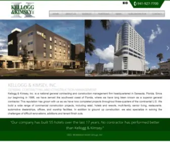 Kelloggkimsey.com(Kellogg & Kimsey Commercial Builder & Construction Company) Screenshot