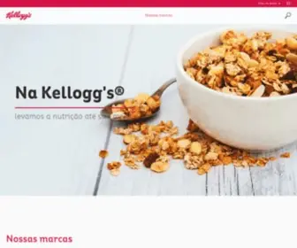 Kelloggs.com.br(Com Kellogg's®) Screenshot