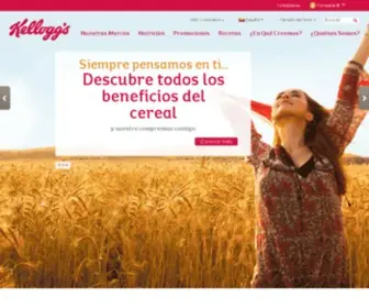 Kelloggs.com.ve(Kellogg's®) Screenshot