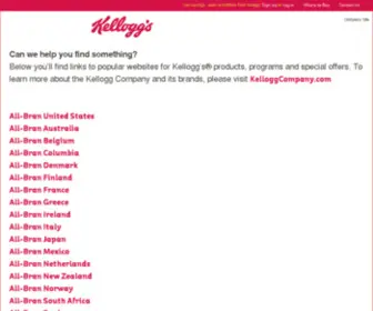 Kelloggsfiberplus.com(Kellogg's Fiber Plus) Screenshot