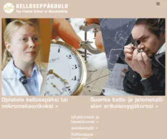 Kelloseppakoulu.fi(Kelloseppäkoulu) Screenshot