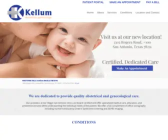 Kellummedicalobgyn.com(Kellum Medical OBGYN) Screenshot