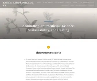 Kellyablard.com(Aromatic plant medicine) Screenshot