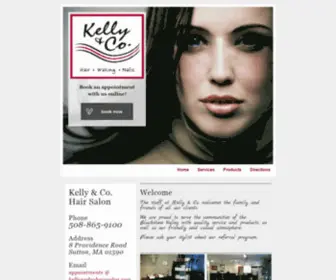 Kellyandcohairsalon.com(Kelly & Co) Screenshot