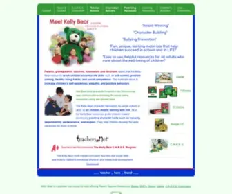 Kellybear.com(Parent, teacher, counselor help with children) Screenshot