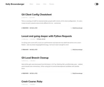 Kellybrownsberger.com(Kellybrownsberger) Screenshot