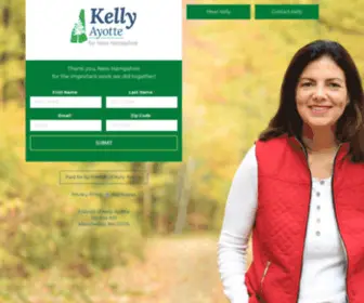 Kellyfornh.com(Kelly for New Hampshire) Screenshot