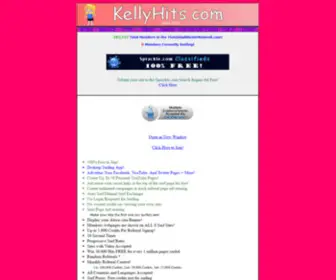 Kellyhits.com(Your Home for Hits) Screenshot
