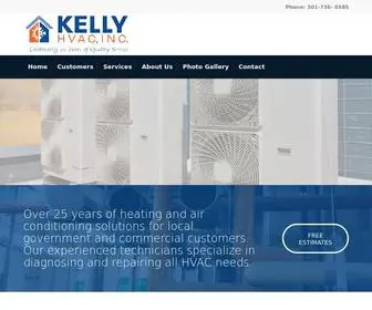 Kellyhvac.com(Kelly HVAC) Screenshot