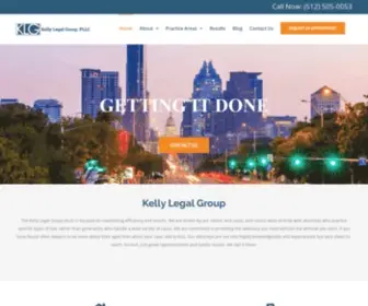 Kellylegalgroup.com(Austin Lawyers) Screenshot