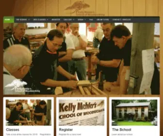 Kellymehler.com(The Kelly Mehler School of Woodworking) Screenshot