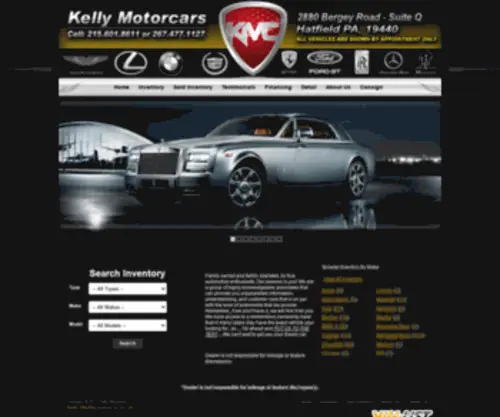Kellymotorcars.com(Kelly motorcars) Screenshot