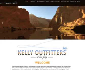 Kellyoutfitters.com(Kelly Outfitters at Lees Ferry) Screenshot