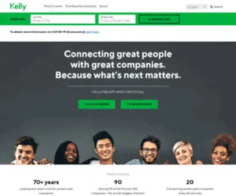 Kellyservices.ca(Staffing Agency & Workforce Solutions) Screenshot