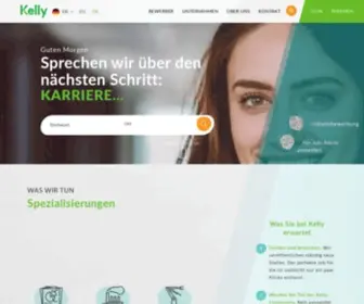 Kellyservices.de(Kelly Services Deutschland) Screenshot