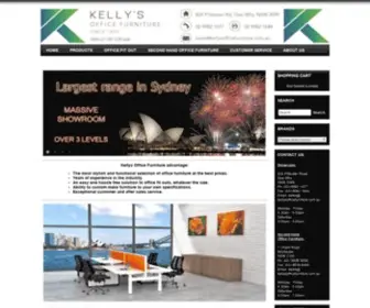 Kellysofficefurniture.com.au(Office Furniture Store) Screenshot