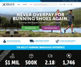 Kellysrunningwarehouse.com(Running Shoes) Screenshot