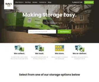 Kellystorage.co.uk(Self Storage Solutions For The UK) Screenshot